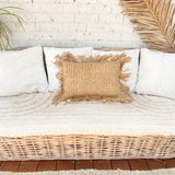 Lumbar Raffia Cushion