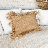 Lumbar Raffia Cushion