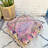 Purple Moroccan Floor Cushion