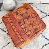 Rust and Orange Moroccan Floor Cushion