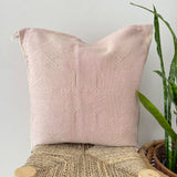 Faded Pink Cactus Silk Cushion