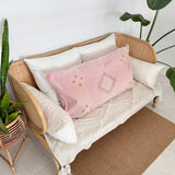 Faded Pink Lounger Cactus Silk Cushion