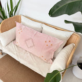 Faded Pink Lounger Cactus Silk Cushion