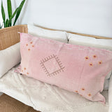 Faded Pink Lounger Cactus Silk Cushion
