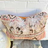 Light Peach and Beige Vintage Berber Pillow