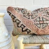 Faded Pink Vintage Berber Pillow