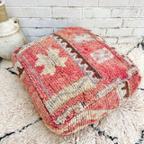 Pink and Grey Moroccan Floor Cushion