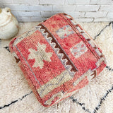 Pink and Grey Moroccan Floor Cushion