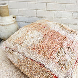 Oat and Rust Moroccan Floor Cushion