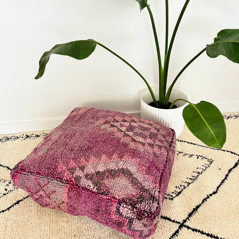 Faded Purple and lilac Moroccan Floor Cushion