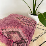 Faded Purple and lilac Moroccan Floor Cushion
