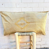Sandy Beige With Gold Lounger Cactus Silk Cushion