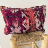 Purple and Lilac Vintage Berber Pillow