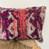 Purple and Lilac Vintage Berber Pillow
