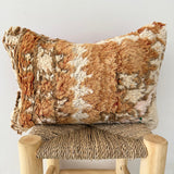 Rust and Cream Vintage Berber Pillow