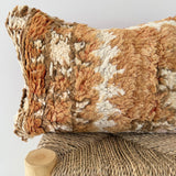 Rust and Cream Vintage Berber Pillow