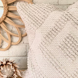 Cove - White Woven Cushion Cover