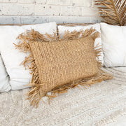 Lumbar Raffia Cushion