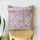Vintage Berber Pillow - Lilac Flower